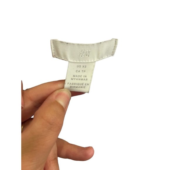 H&M Fine-knit Sweater Light Purple Melange Lavander Loose XS - Picture 3 of 6